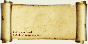 Andrijana Nikezić vizit kartica